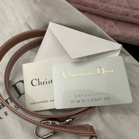 SOLD Lady Dior COMPLETE INCLUSIONS With Strap, Authenticity Card and Dustbag - Picture 2 of 13